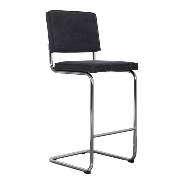 Antracito pilkos spalvos "Zuiver Ridge Rib" baro kėdė