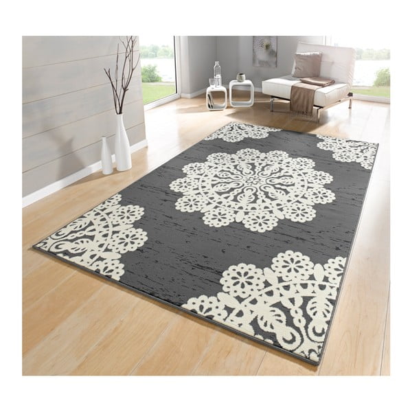 Pilkas kilimas Hanse Home Gloria Lace, 200 x 290 cm-image-1
