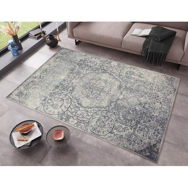 Pilkas kilimas Ragami Chenile, 160 x 230 cm-image-1