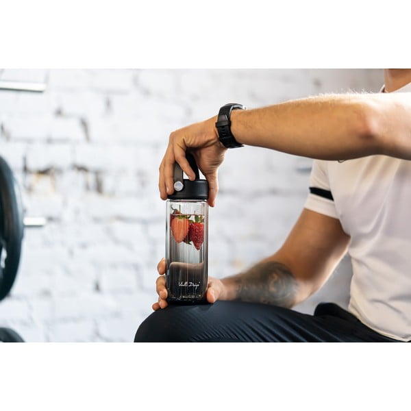 Iš stiklo  butelis juodos spalvos 350 ml Fuori – Vialli Design-image-2