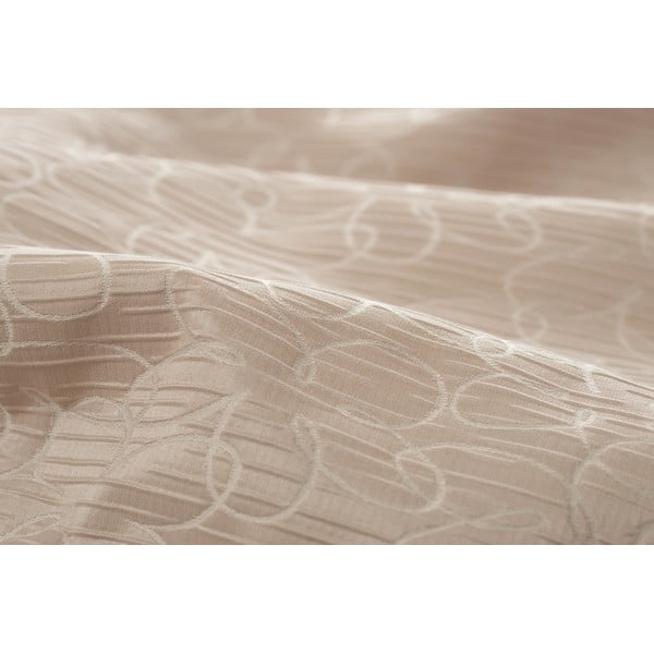 Užuolaida smėlio spalvos 140x160 cm Florette – Mendola Fabrics-image-3