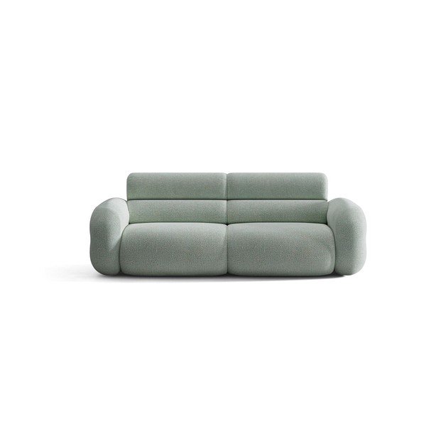 Mėlynos spalvos sofa iš šenilinio audinio 220 cm Neo – Micadoni -image-1