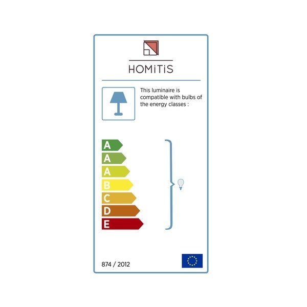 Antracito spalvos laisvai pastatomas šviestuvas su geltonu gaubtu "Homitis Tower-image-3
