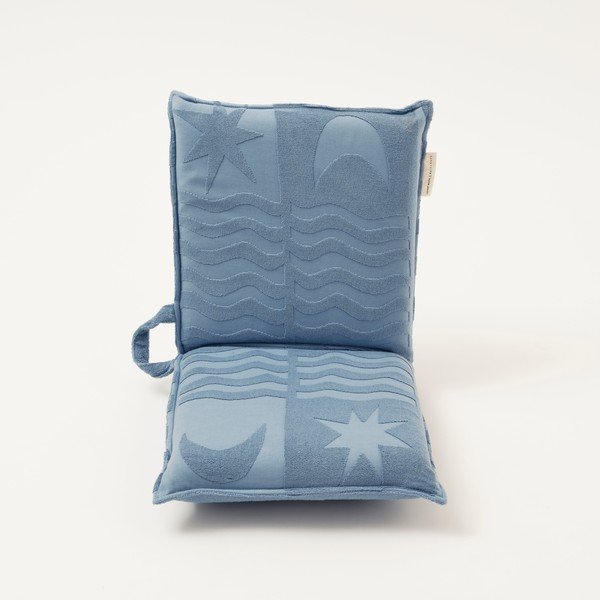 Mėlyna paplūdimio kėdė Sunnylife Terry, 93 x 43 cm-image-4