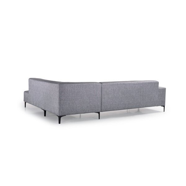 Šviesiai pilka kampinė sofa Scandic Diva, dešinysis kampas-image-3