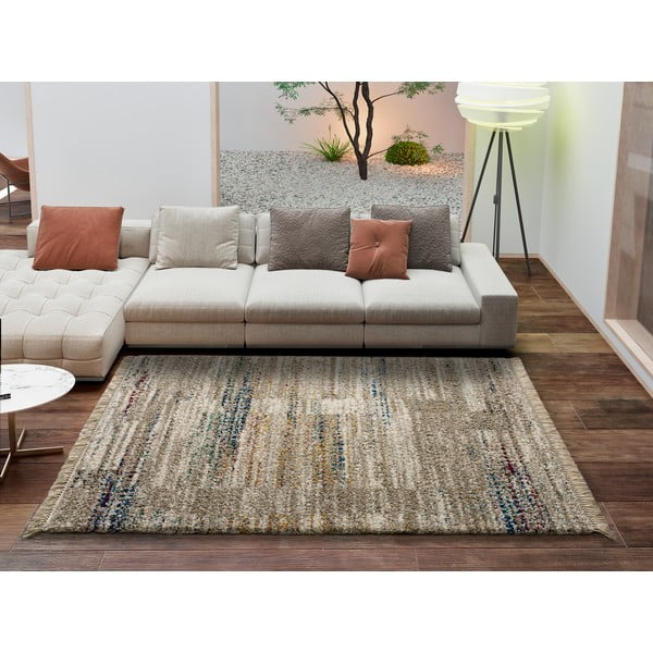 Smėlio spalvos kilimas Universal Yveline Multi, 133 x 190 cm-image-1