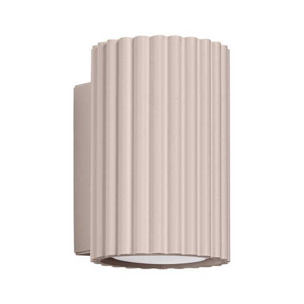 Taupe spalvos iš metalo sieninė lempa ø 6,5 cm Gleam – Sollux