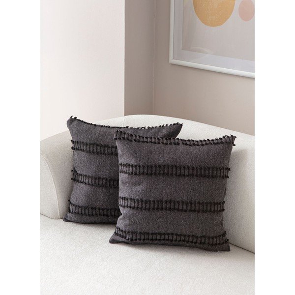 Dekoratyviniai pagalvių užvalkalai 2 vnt. 43x43 cm Tuffet – Mioli Decor-image-1