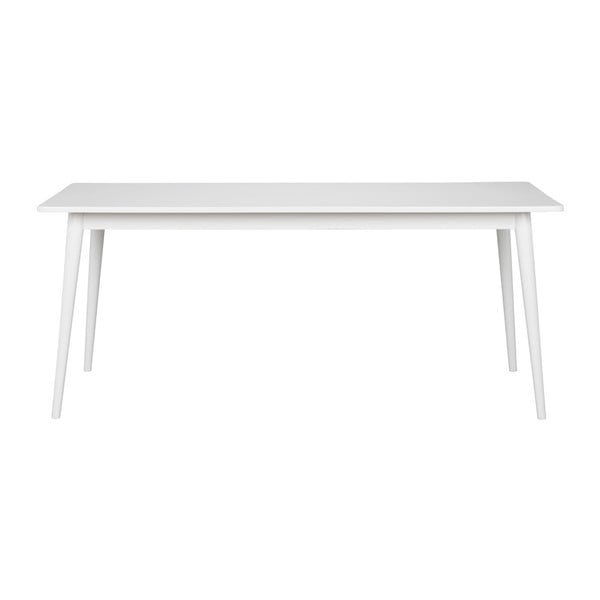 Baltas "Rowico Pan" valgomojo stalas, 180 x 90 cm