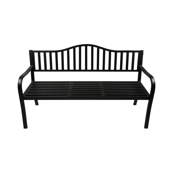 Juodas metalinis sodo suolas Segula - Garden Pleasure