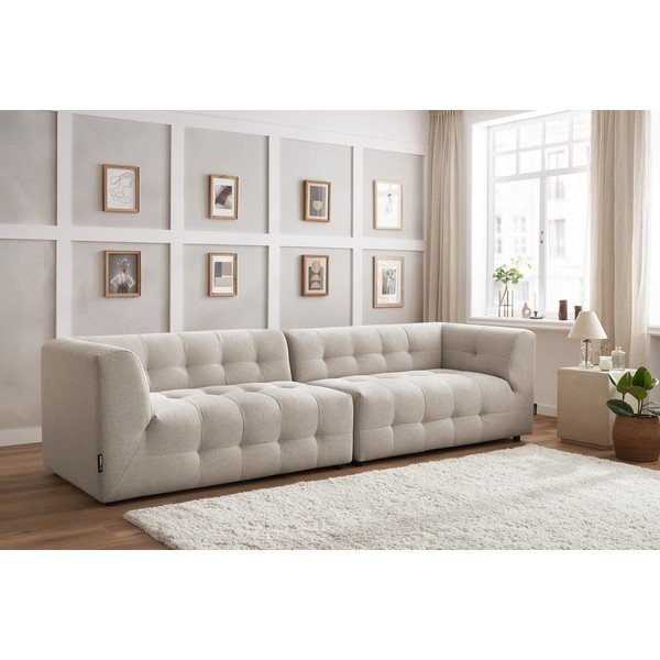 Smėlio spalvos sofa 324 cm Kleber - Bobochic Paris-image-1