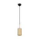 Aukso spalvos pakabinamas šviestuvas Squid Lighting Geo, aukštis 124 cm