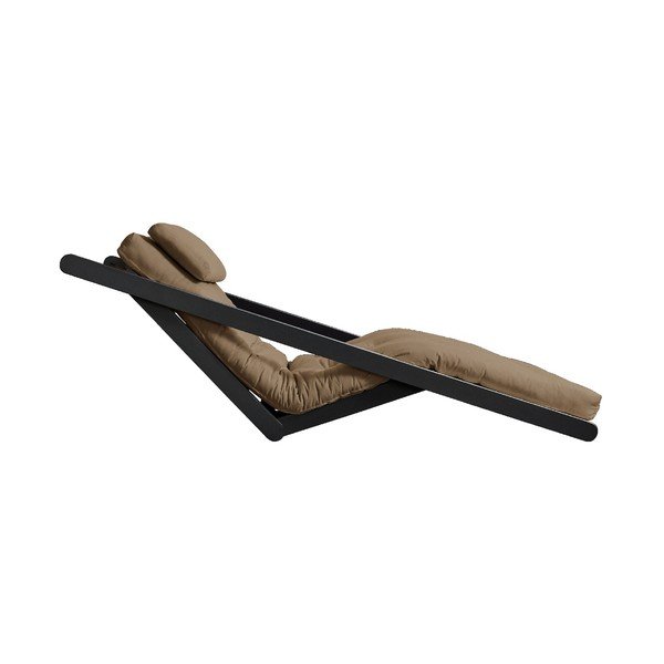 Dviejų vietų kintamas gultas Karup Design Figo Black/Mocca-image-3