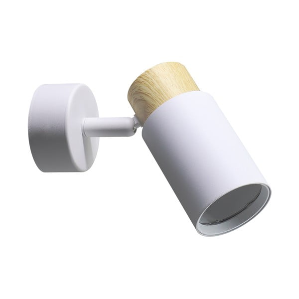 Sieninė lempa baltos spalvos/natūralios spalvos Claro – Candellux Lighting