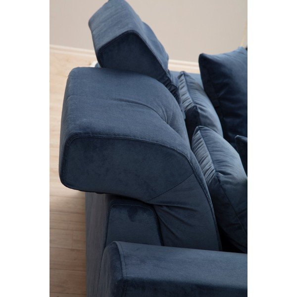 Sofa mėlynos spalvos 185 cm Frido – Balcab Home-image-4