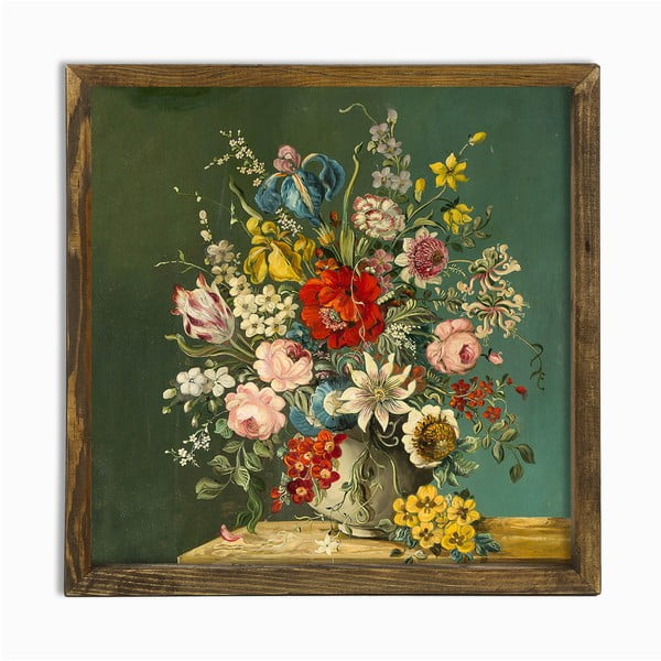 Paveikslas Vintage Flowers, 50 x 50 cm