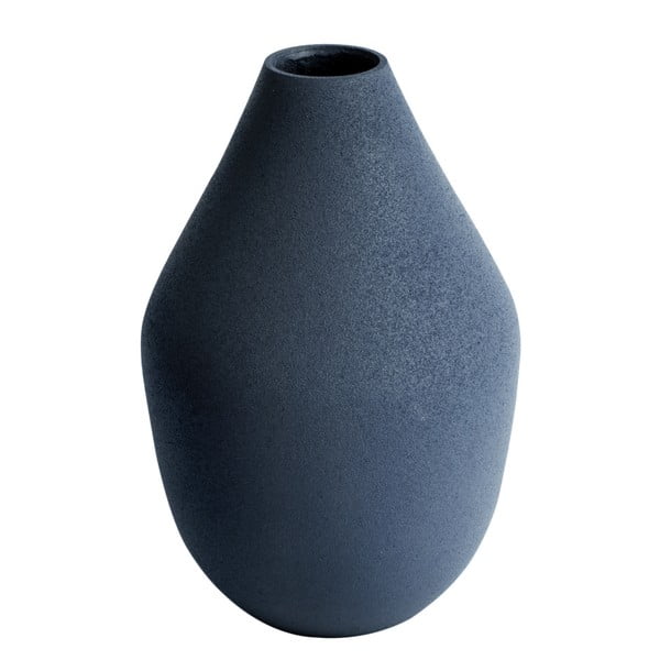 Mėlyna vaza "PT LIVING Nimble Cone", aukštis 14 cm