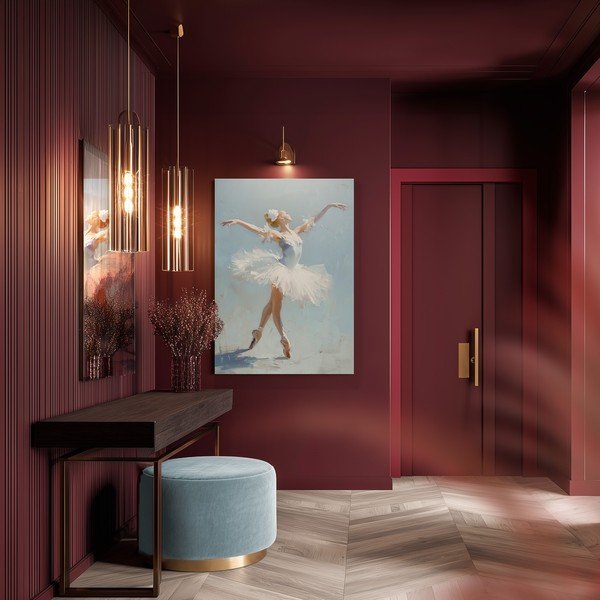 Paveikslas su rankomis dažytais elementais 70x100 cm Grace – Styler-image-2