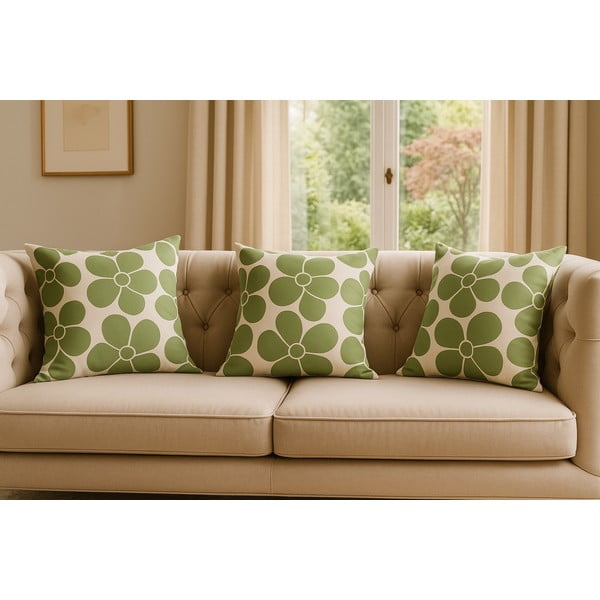 Dekoratyvinis pagalvės užvalkalas 43x43 cm Green Meadow – Mila Home-image-4