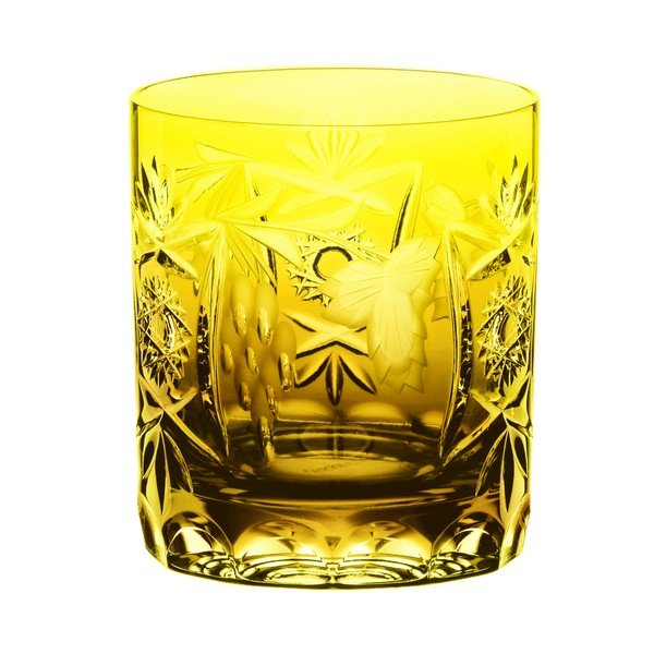Oranžinės spalvos krištolinė viskio taurė Nachtmann Traube Whisky Tumbler Amber, 250 ml