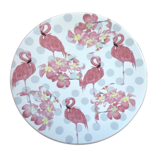 Keraminė lėkštė Flamingai, ⌀ 25 cm