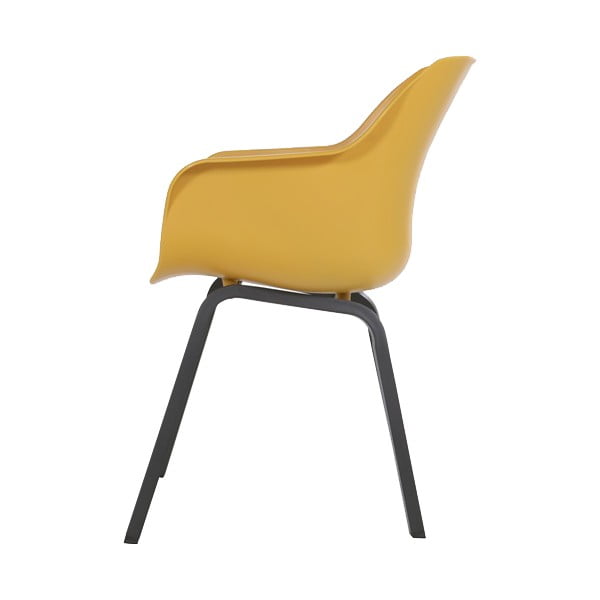 2 garstyčių geltonos spalvos sodo kėdžių rinkinys Hartman Sophie-image-2