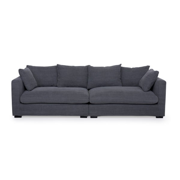 Grafito pilkos spalvos sofa "Scandic Comfy Divider