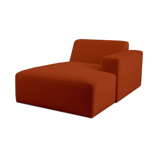 Iš boucle modulinė sofa raudonos plytų spalvos (su dešiniuoju kampu) Roxy – Scandic-image-1