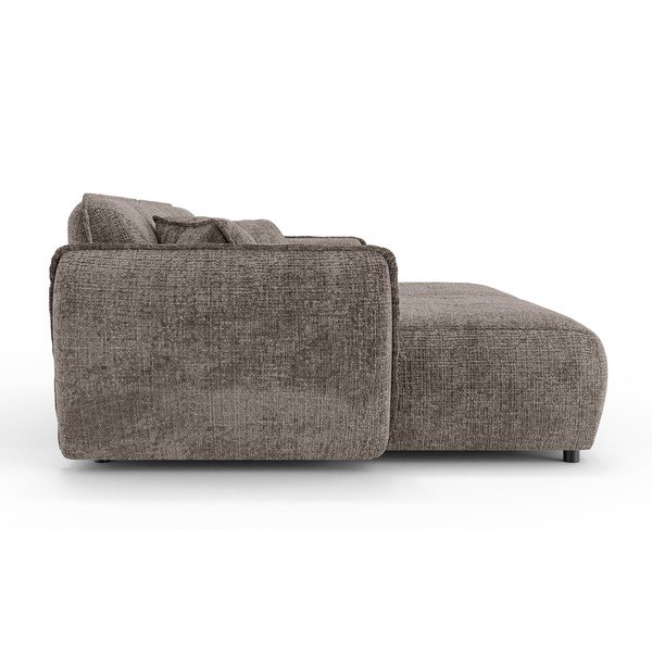 Taupe spalvos sofa iš šenilinio audinio su gultu 252 cm Nelia Big – Ropez-image-3
