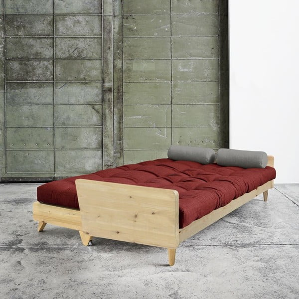 Sofa lova "Karup India Natural/Passion Red/Granite Grey-image-2