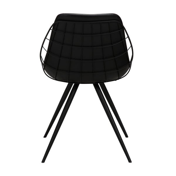 Juoda dirbtinės odos valgomojo kėdė DAN-FORM Denmark Sway-image-4