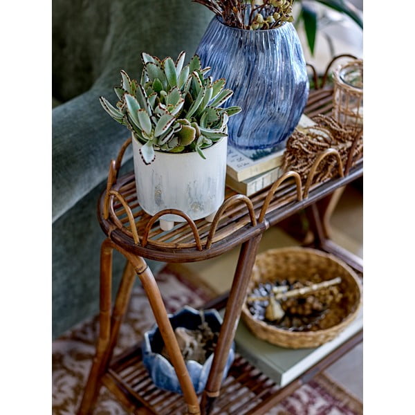 Vaza mėlynos spalvos iš stiklo Leyla – Bloomingville-image-1