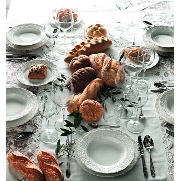 Balta porcelianinė lėkštė Brandani Gran Gala, ⌀ 25 cm-image-1