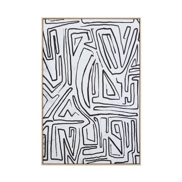 Paveikslas su rėmeliu/tapyba ant drobės 83x123 cm Astratto – Premier Housewares
