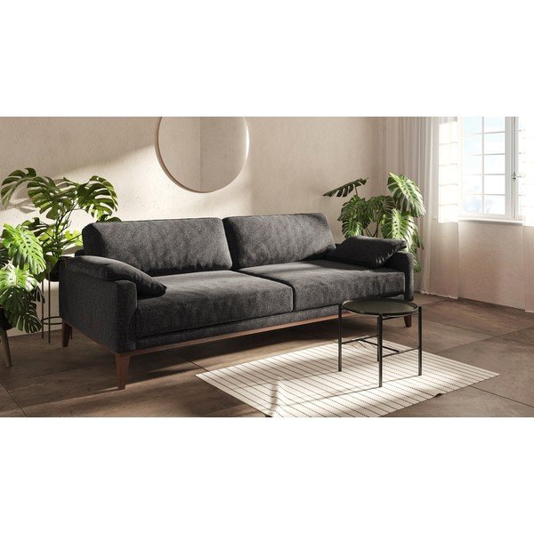 Tamsiai pilka sofa MESONICA Musso, 211 cm-image-1