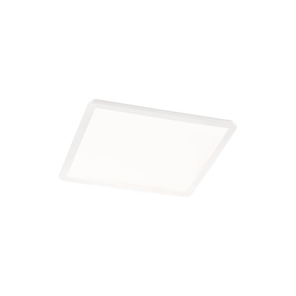 Baltas kvadratinis LED lubinis šviestuvas "Trio Camillus", 60 x 60 cm