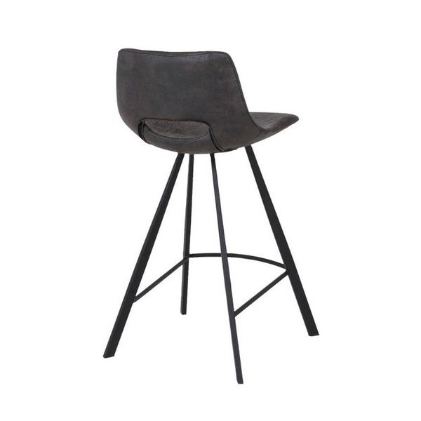 Tamsiai pilka baro kėdė Canett Coronas, aukštis 87 cm-image-1