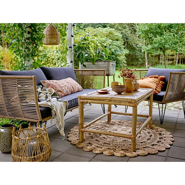 Geltonos spalvos keramikos ąsotis Bloomingville Rani, 1,2 l-image-2