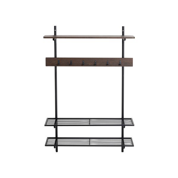 Rudos spalvos iš metalo koridoriaus baldas 100x150x25 cm Gilda – Ellos Home-image-2