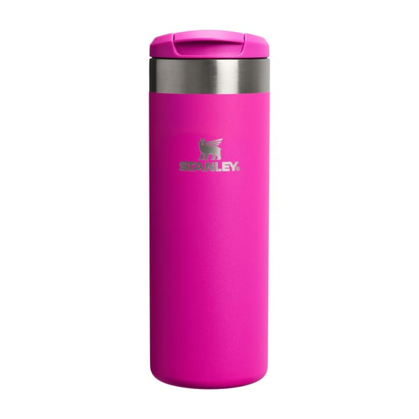 Rožinės spalvos iš nerūdijančio plieno termo puodelis 470 ml AeroLight™ Transit Mug Violet Blossom – Stanley