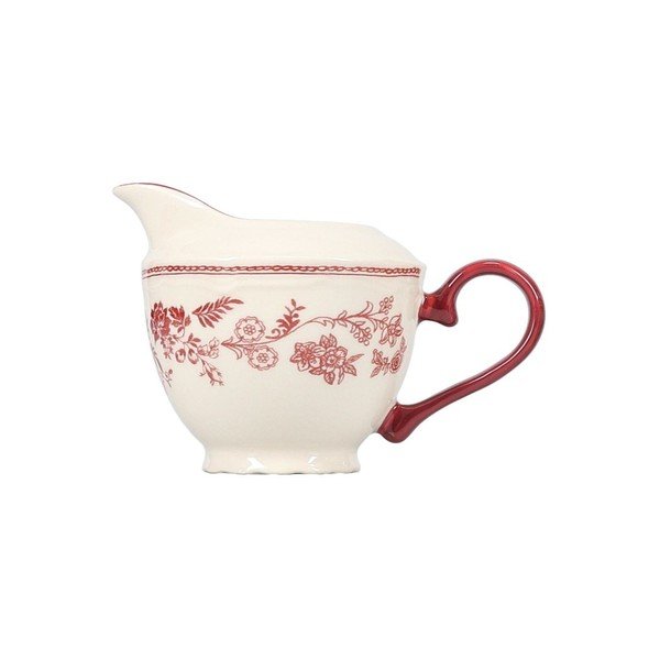 Bordo spalvos/dramblio kaulo spalvos iš porceliano pieno ąsotis 180 ml Cyril – S|P Collection-image-2