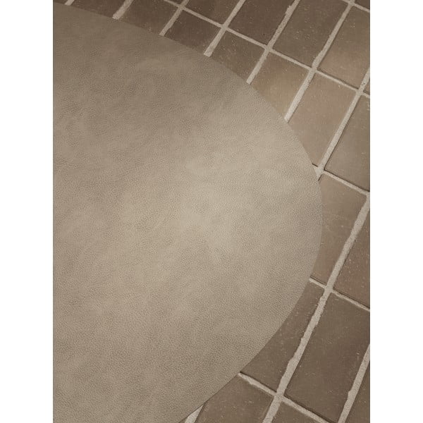 Pilkai smėlinės spalvos oda 92x108 cm Curve XXXL Bull – LIND DNA-image-2