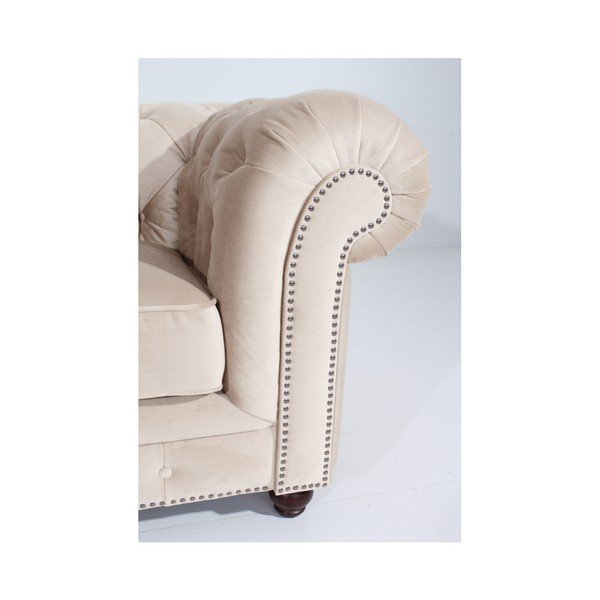 "Max Winzer Orleans Velvet Cream" fotelis-image-3