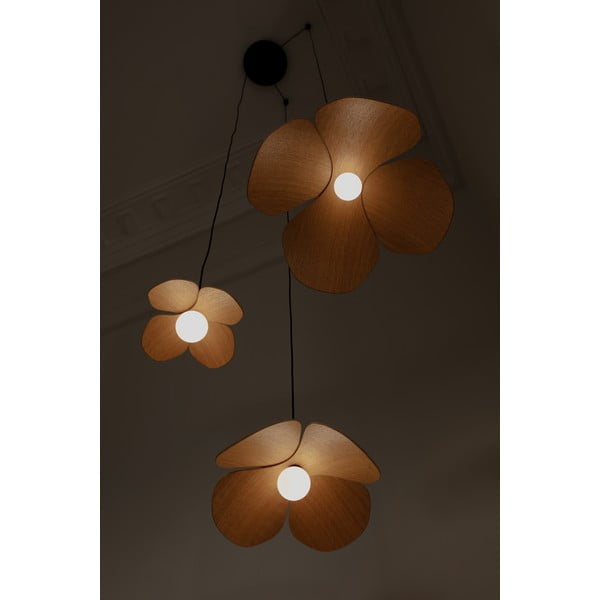 Iš ąžuolo masyvo šviestuvo gaubtas natūralios spalvos ø 28 cm Forget Me Not – UMAGE-image-3
