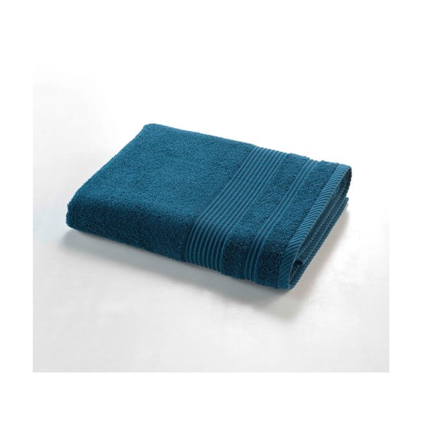Iš frote audinio iš medvilnės vonios rankšluostis tamsiai mėlynos spalvos 70x130 cm Tendresse – douceur d'intérieur