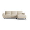 Smėlio spalvos kampinė sofa (su dešiniuoju kampu) Malie – Makamii