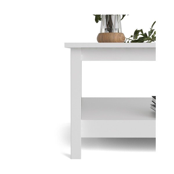 Baltas kavos staliukas 81x81 cm Madrid - Tvilum-image-3