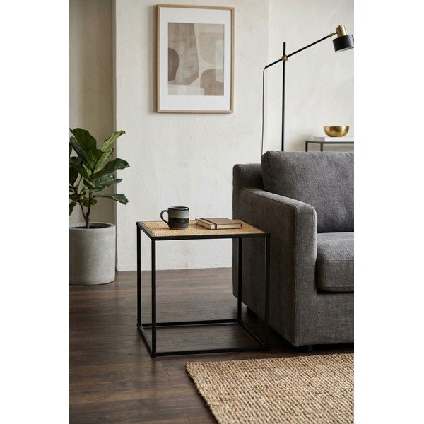 Iš rotango šoninis stalas 44x44 cm Depok – Premier Housewares-image-1