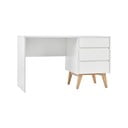Baltas vaikiškas rašomasis stalas Pinio Swing