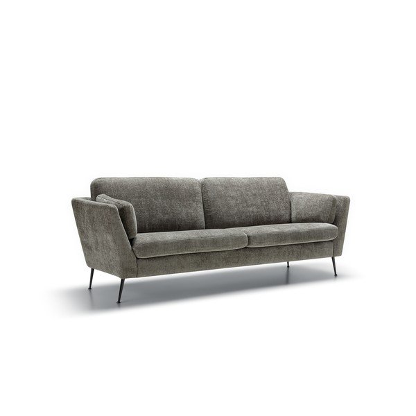 Pilkos spalvos iš velveto sofa 220 cm Mynta – Sits-image-2